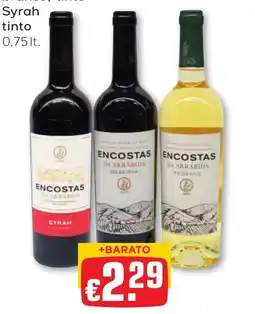 Bolama Encostas da arrábida syrah promoção