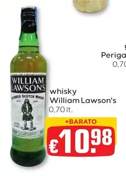 Bolama whisky William Lawson's promoção
