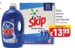Bolama skip active clean pó/líquido promoção