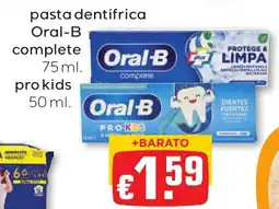 Bolama pasta dentífrica oral-b complete pro kids promoção