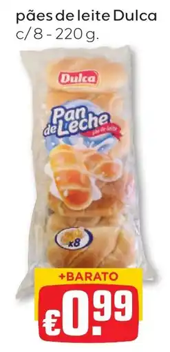 Bolama pães de leite dulca promoção