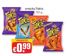 Bolama snacks Takis promoção