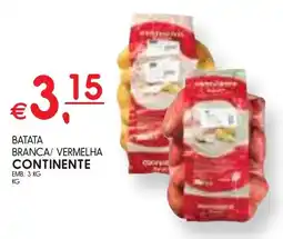 Meu Super batata branca/ vermelha continente promoção