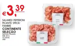 Meu Super Salames/ pepperoni picante/ speck/ fiambre continente seleção napoletano/ italiano promoção