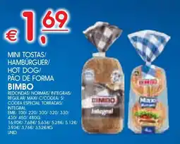 Meu Super Mini tostas/ hambúrguer/ hot dog/ pão de forma bimbo promoção