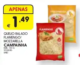 Meu Super Queijo ralado flamengo/ mozzarella campainha promoção