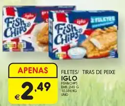 Meu Super Filetes/ tiras de peixe iglo promoção