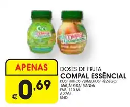 Meu Super Doses de fruta compal essencial promoção