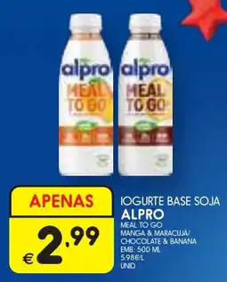 Meu Super Iogurte base soja alpro meal to go promoção