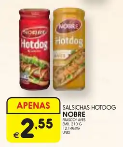 Meu Super Salsichas hotdog nobre promoção