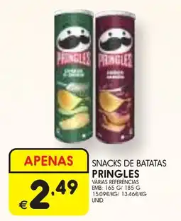 Meu Super snacks de batatas pringles promoção