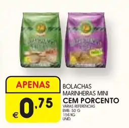 Meu Super Bolachas marinheiras mini cem porcento promoção