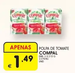 Meu Super Polpa de tomate compal promoção