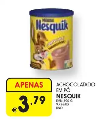 Achocolatado em pó nesquik