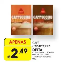 Meu Super Café cappuccino delta promoção