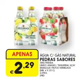 Meu Super água c/ gás natural pedras sabores promoção
