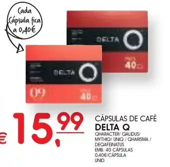 Cápsulas de café delta q