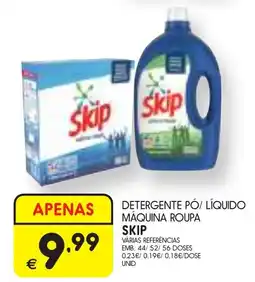 Meu Super Detergente pó / líquido máquina roupa skip promoção
