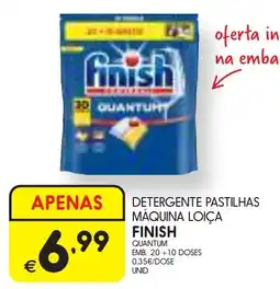 Meu Super Detergente pastilhas máquina loiça finish quantum promoção