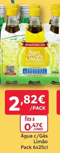 Amanhecer Água c/Gás Limão promoção