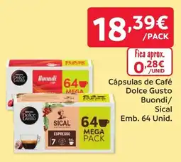 Amanhecer Cápsulas de Café Dolce Gusto Buondi/ Sical promoção