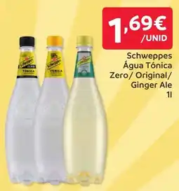 Amanhecer Schweppes Água Tónica Zero/ Original/ Ginger Ale promoção
