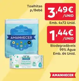 Amanhecer Toalhitas p/bebé amanhecer promoção