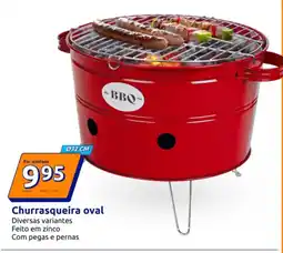 Action Churrasqueira oval 32cm promoção