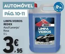 E.Leclerc Redex limpa vidros azul/laranja/rosa promoção