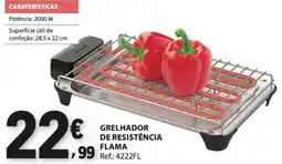 E.Leclerc Grelhador de resistência flama promoção