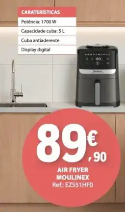 E.Leclerc Air fryer moulinex promoção