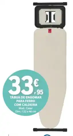 E.Leclerc Tábua de engomar para ferro com caldeira promoção