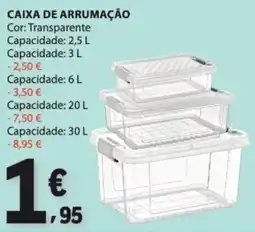 E.Leclerc Caixa de arrumação promoção
