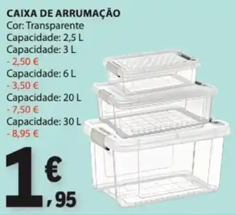 E.Leclerc Caixa de arrumação promoção