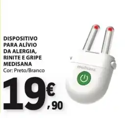 E.Leclerc Dispositivo para alívio da alergia, rinite e gripe medisana promoção