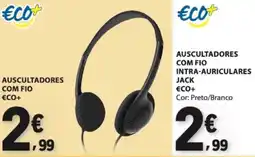 E.Leclerc Auscultadores com fio intra-auriculares jack eco+ promoção
