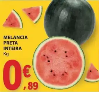 E.Leclerc melancia preta inteira promoção