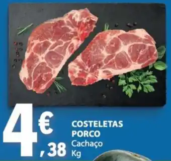 E.Leclerc Costeletas porco cachaco promoção