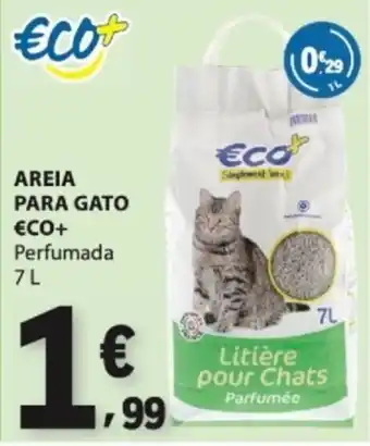 E.Leclerc Areia para gato eco+ perfumada promoção