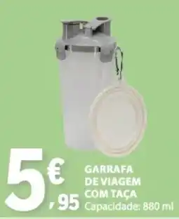 E.Leclerc GARRAFA DE VIAGEM COM TAÇA promoção