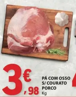 E.Leclerc Pá com osso s/ courato porco promoção