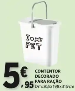 E.Leclerc Contendor decorado para ração promoção
