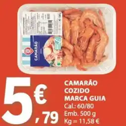 E.Leclerc Camarão cozido marca guia promoção