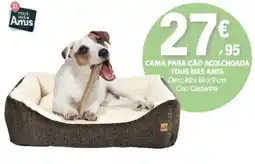 E.Leclerc Cama para cão acolchoada tous mes amis promoção