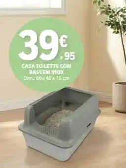 E.Leclerc Casa toilette com base em inox promoção
