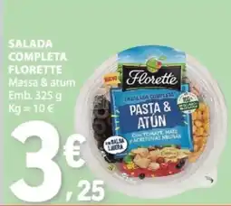 E.Leclerc Florette salada completa massa & atum promoção