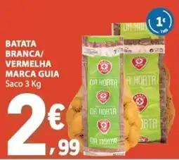 E.Leclerc batata branca/vermelha marca guia promoção