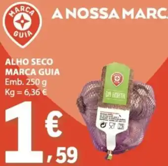 E.Leclerc Alho seco marca guia promoção