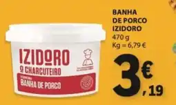 E.Leclerc Izidoro banha de porco promoção