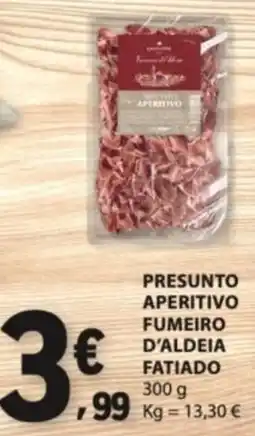 E.Leclerc Presunto aperitivo fumeiro d'aldeia fatiado promoção